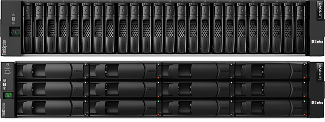 2U24 7Y71A00QWW Lenovo ThinkSystem DE2000H Storage Server Hybrid SFF Hard Drive Array 1