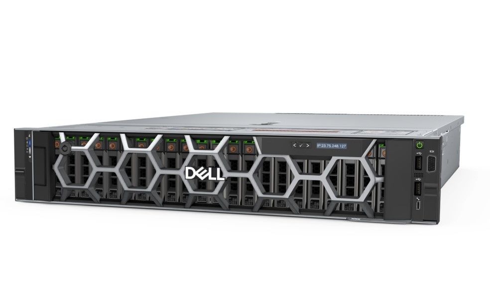 3.7GHz 1U Dell EMC Storage Server PowerEdge R7515 With EPYC 7F32