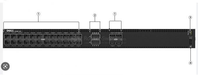1000Mbps Dell EMC PowerSwitch S4128F ON Switch 28SFP Ports 2