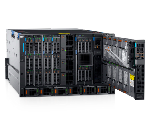 7U Dell EMC Storage Server PowerEdge MX7000 Enclosure Modular 1