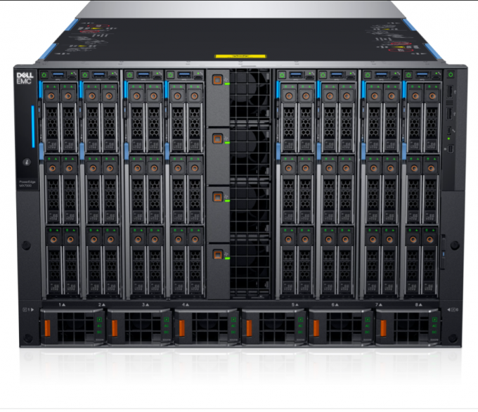 7U Dell EMC Storage Server PowerEdge MX7000 Enclosure Modular 0